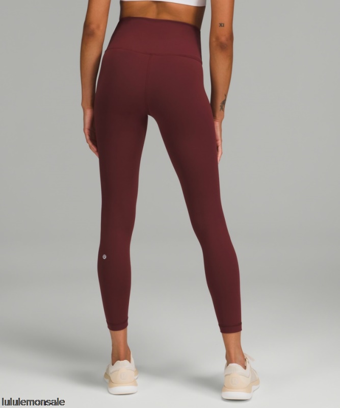Lululemon Damen DELULU067 | Lululemon Deutschland Red Merlot Wunder Train High-rise Tight 25